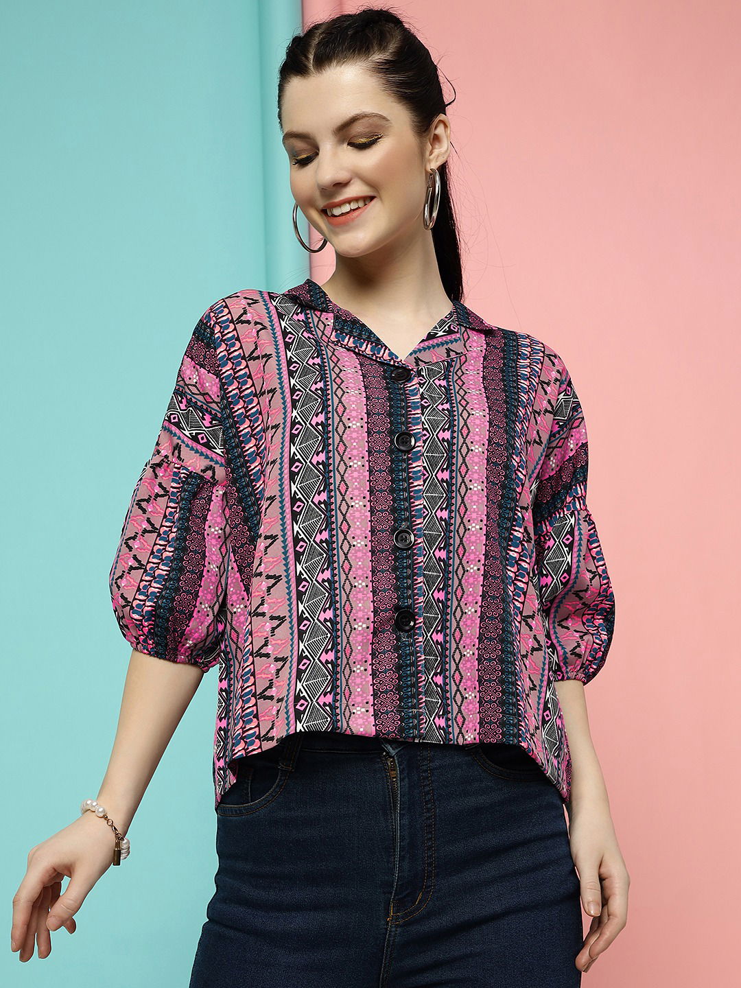 Aakruti Vol 38 Crepe Ladies Printed Shirt Catalog

